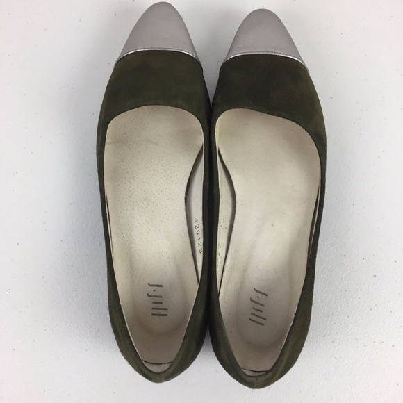 J Jill Cap Toe Kitten Heel Pump Shoes 7 Casual - Picture 6 of 8